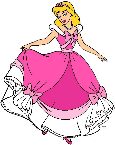 Cinderella Pink Dress Clipart Clip Art Library