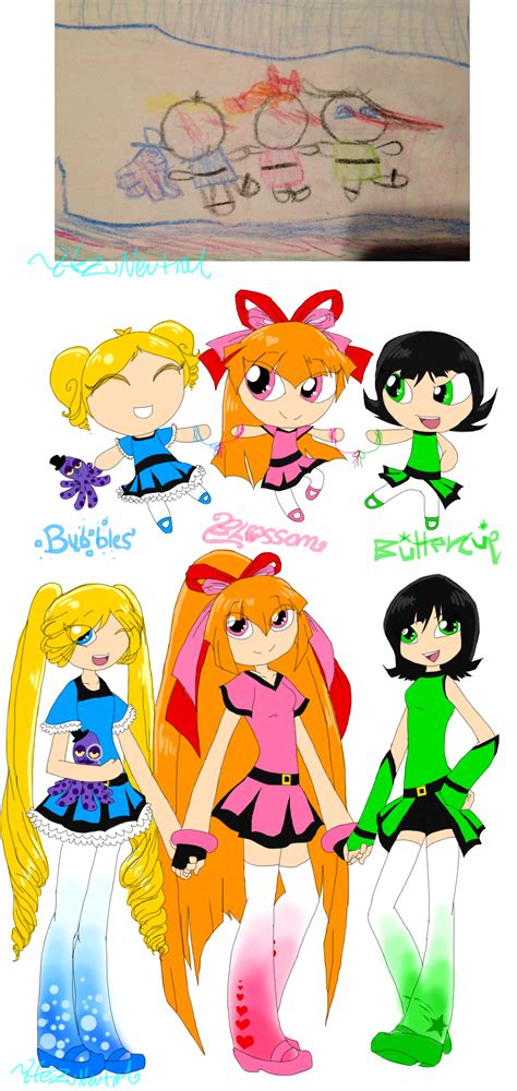 Redraw Powerpuff Girls By Hezuneutral On Deviantart