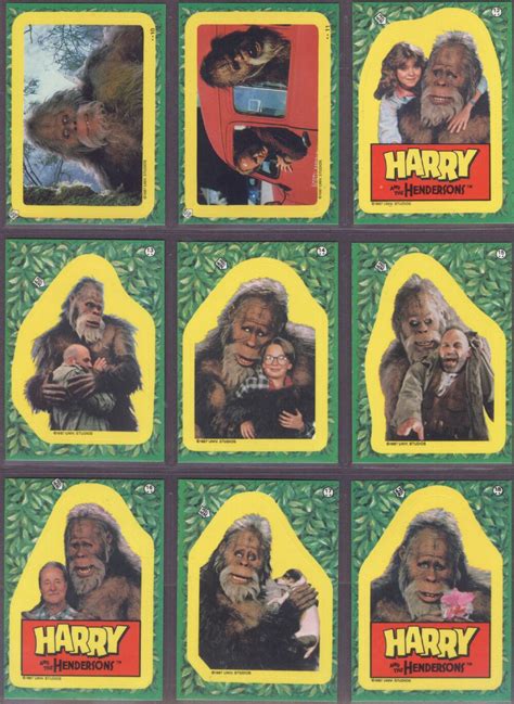 Topps Harry & The Hendersons Stickers