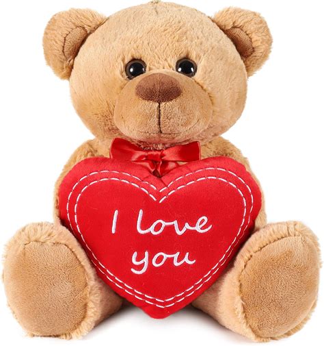 Brubaker Peluche Douce Ours Nounours Avec Cœur I Love You 35