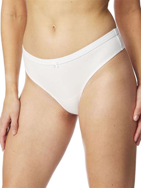 No Boundaries Women S Cotton Spandex Thong Walmart