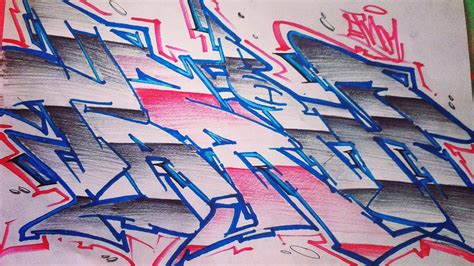 How To Draw Graffiti Wildstyle Write Tarik In Graffiti Letters Step