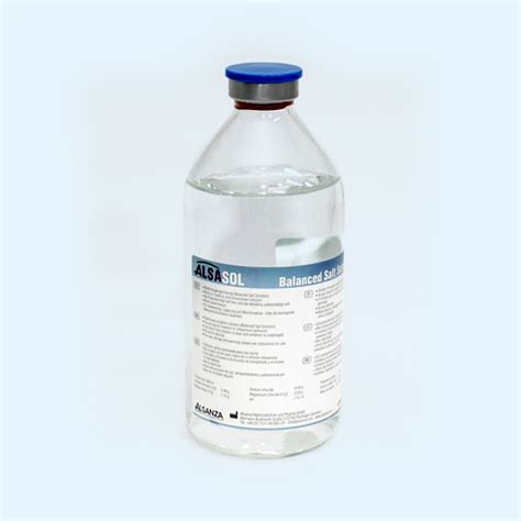 Solucion Salina Balanceada Bss Envase Plastico 500ml