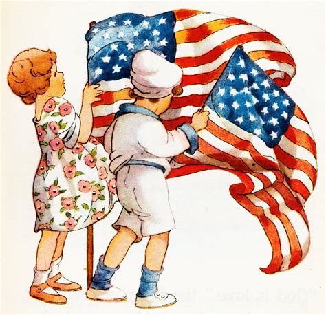 Vintage Th Of July Clip Art