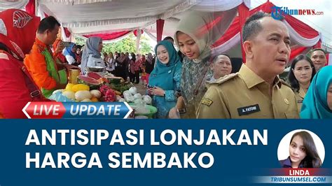 Jelang Idul Fitri Pemprov Sumsel Perbanyak Gelar Pasar Murah