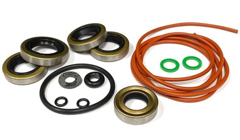 Lower Unit Gearcase Seal Kit Compatible With Johnson Evinrude 25 28 30 33 35 40 Hp