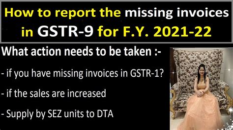 GSTR 9 New Changes For F Y 2021 22 How To Report The Missing