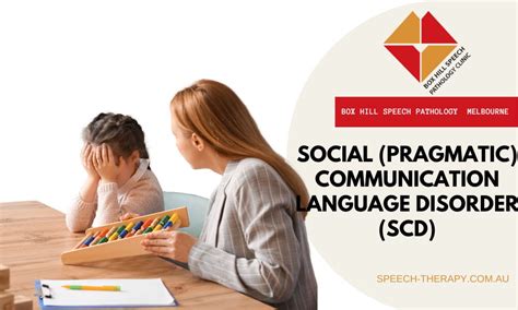 Social Pragmatic Communication Language Disorder SCD Box Hill