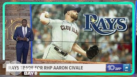 Cleveland Guardians Trade SP Aaron Civale To Tampa Bay Rays For 1B