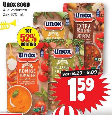 Unox Soep Aanbieding Bij Dirk Folders Nl