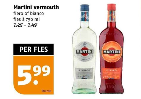 Martini Vermouth Fiero Of Bianco Aanbieding Bij Poiesz