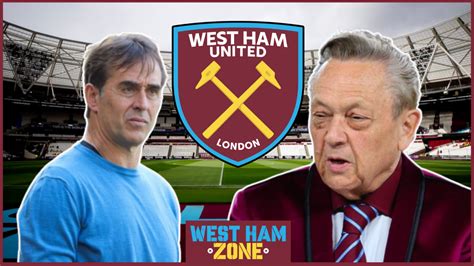 West Ham Board Meeting Set In New Julen Lopetegui Sack Update