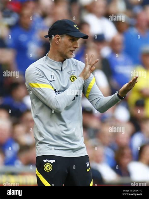 Chelsea manager Thomas Tuchel during FA Cup Final between Chelsea and ...