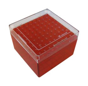 Cryo Box 9x9 H Red Sarstedt