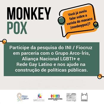 Monkeypox INI Fiocruz realiza pesquisa sobre o conhecimento da população