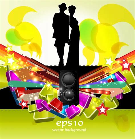 Abstract dance party background Stock Vector Image by ©alliesinteract ...