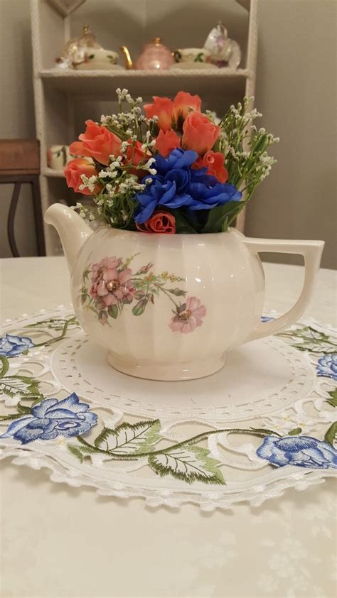 Teapot Vase Table Decorations Decor Tea Pots