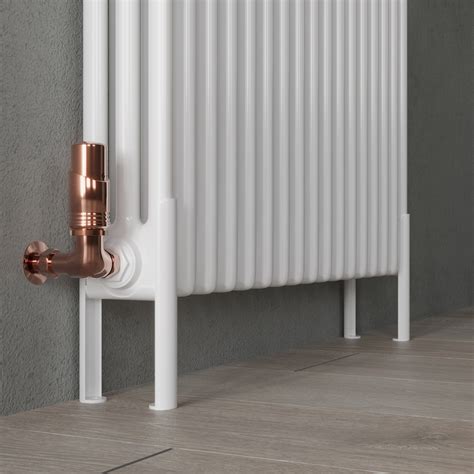 White Column Radiator Feet Free Delivery Uk Radiators