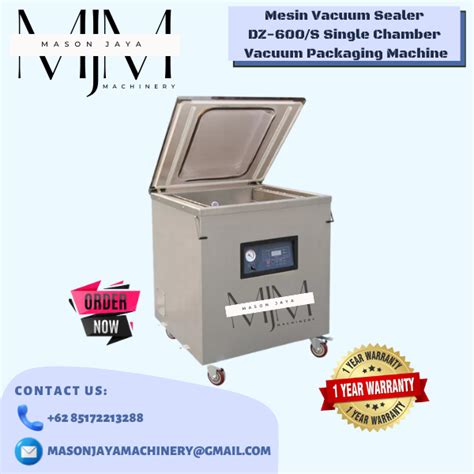 Mesin Vacuum Sealer DZ 600 S Single Chamber Vacuum Packaging Machine