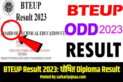 BTEUP Diploma Result 2023 Link OUT Bteup Ac In Odd Semester