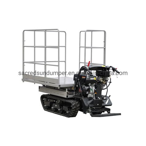 All Terrain Gasoline Engine Kg Load Capacity Rubber Mini Crawler