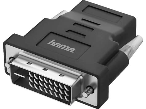 Hama Dvi Stecker Auf Hdmi Buchse Adapter Dvi Adapter Mediamarkt