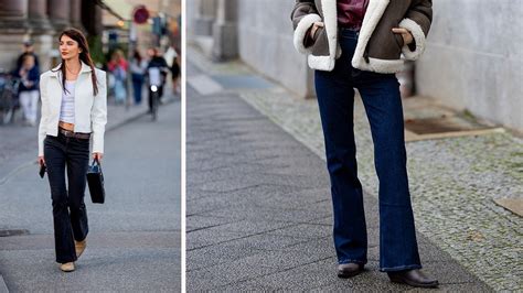 Cómo combinar tus jeans acampanados con botines color café en enero