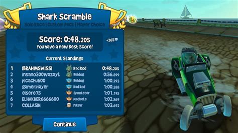 Shark Scramble So Ez Tour Beach Buggy Racing 2 YouTube