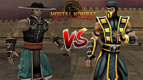 TAS Mortal Kombat Shaolin Monks KUNG LAO VS Scorpion Inferno