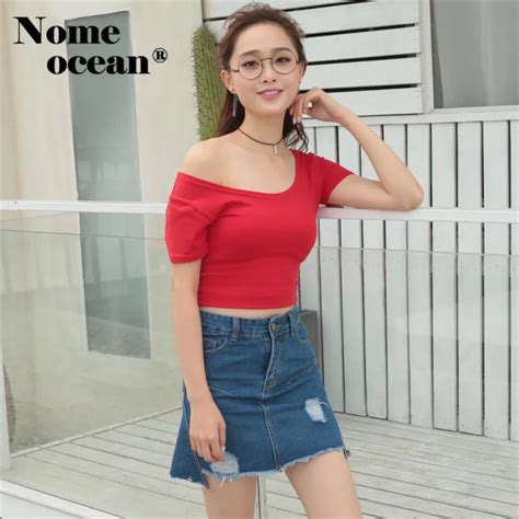 Sexy Jean Skirts Hollow Out Ripped Low High Sweep Women Skirt Blue 2018