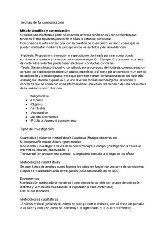 Teorias De La Comunicacion 1 Pdf