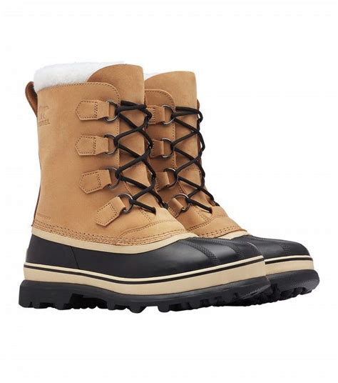 Sorel Mens Caribou Winter Boots Buff