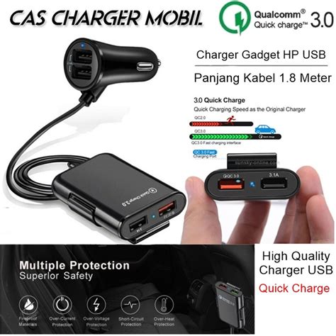 Jual Portable Universal Charger Cas Charger Power Usb Double Fungsi