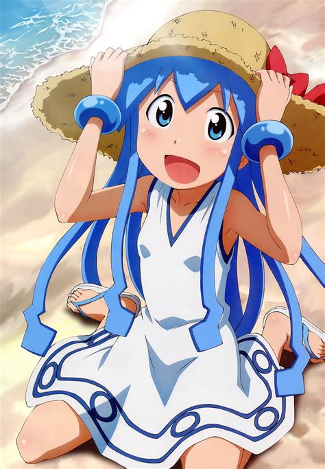 Shinryaku Ika Musume Squid Girl Hd Phone Wallpaper Pxfuel