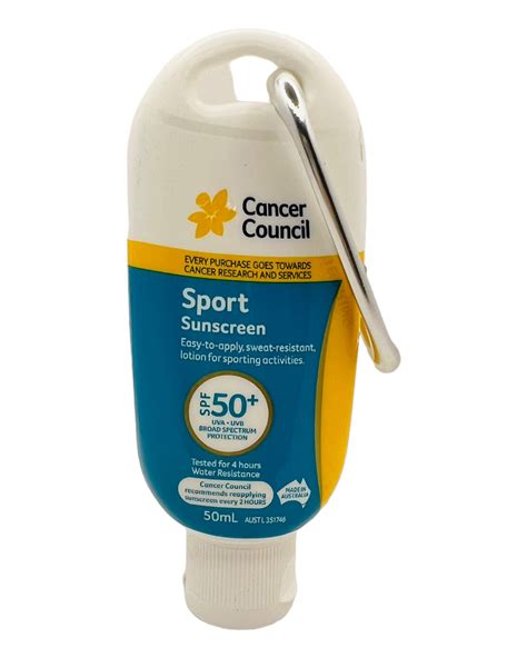 Cancer Council Sport 50 Spf Sunscreen 35ml My Travel Minis