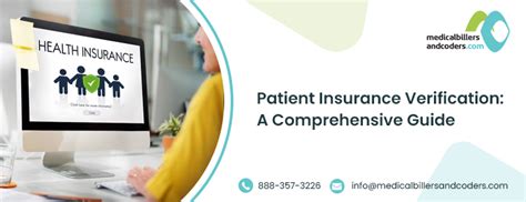 Patient Insurance Verification A Comprehensive Guide