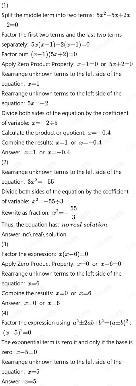 Solved Identifique Os Coeficientes De Cada Equa O E Diga Se Ela