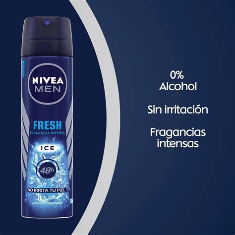 Desodorante Sin Alcohol Nivea Men Fresh Ice 150 Ml MercadoLibre