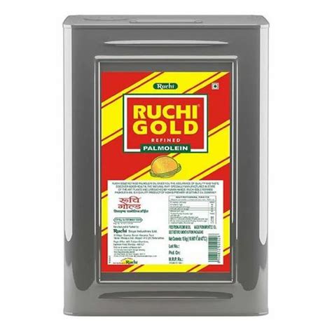 L Ruchi Gold Refined Palmolein Oil Low Cholestrol Packaging Type