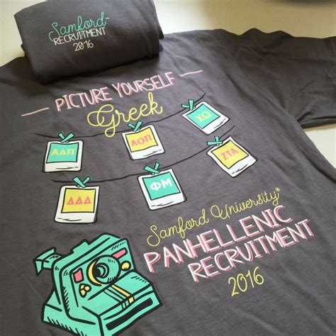 Samford University 2016 Panhellenic Recruitment Shirt Picture Yourself Greek Panhellenic