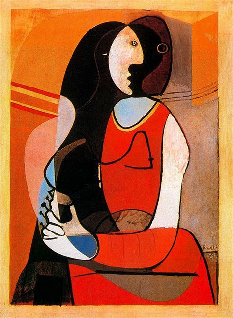 Seated Woman Pablo Picasso Wikiart Org