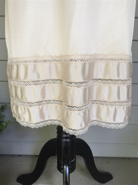 Vintage S Sears Half Slip Nude Beige Slip Women S Size Medium Vintage Lingerie