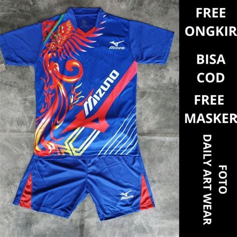 Jual Seragam Stelan Jersey Kaos Volly Futsal Pria Kaos Olahraga