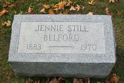 Jennie Belford Still 1883 1970 Mémorial Find a Grave