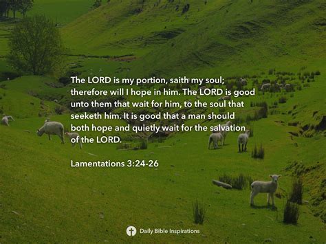 Lamentations Daily Bible Inspirations