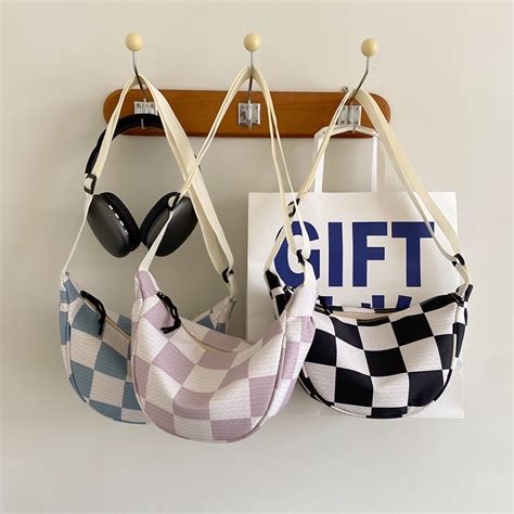 Sofia Waist Bag Shoulder Bag Shoulder Bag Shoulder Bag Sling Bag Plaid