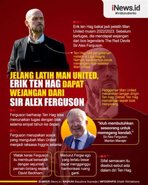 Infografis Alex Ferguson Beri Wejangan Ke Erik Ten Hag Sebelum Latih MU