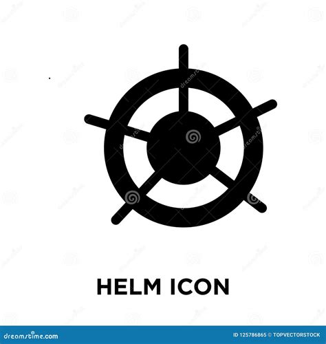 Helm Icon Vector Isolated on White Background, Logo Concept of H Stock ...