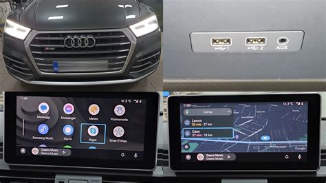 Montare USB Activare Apple Carplay Android Auto Audi Q5 FY 2018