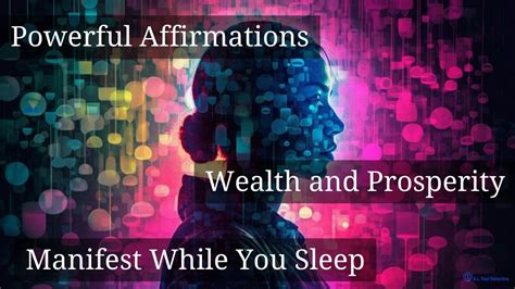 Manifest While You Sleep Powerful Affirmations For Wealth And